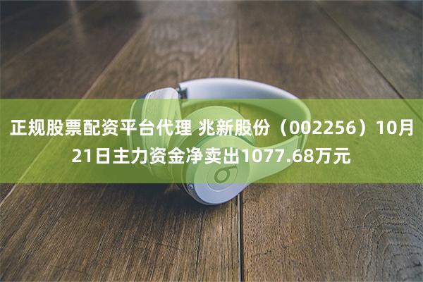 正规股票配资平台代理 兆新股份（002256）10月21日主力资金净卖出1077.68万元